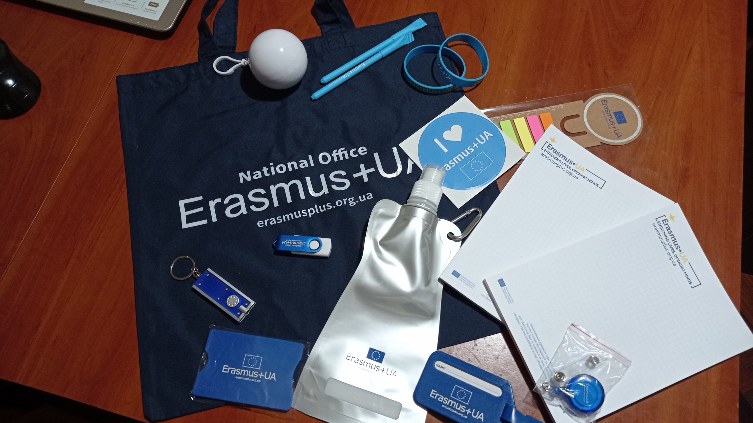And again gifts from the National Erasmus+ office!
