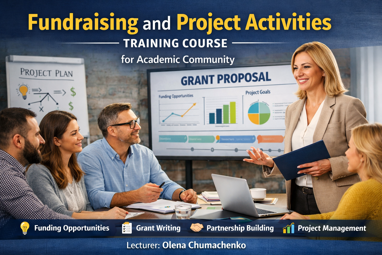 Training course for an academic community of the University "Fundraising and project activities" (30 hours)